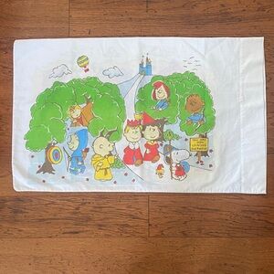 Peanuts Charlie Brown, Snoopy, vintage pillowcase